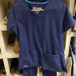 Greys anatomy by barco scrub set. Size small. Straight pant